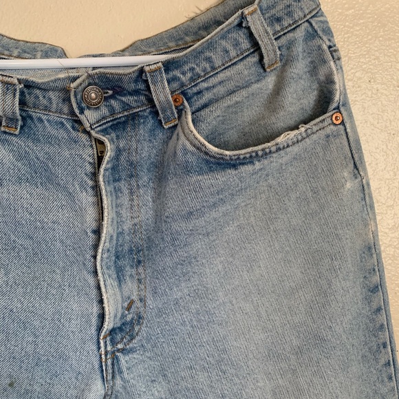 Unisex Levi’s orange Tab vintage crop flare Jeans - Picture 5 of 8